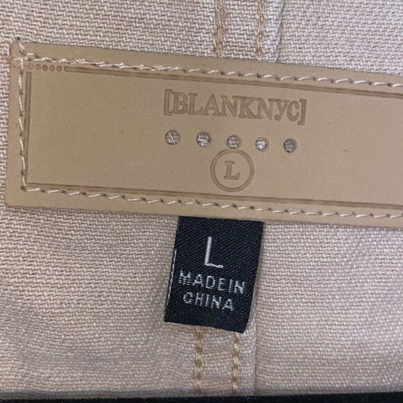 BlankNYC Beige Denim Jacket with Buttons and slim fit. - Picture 4 of 8